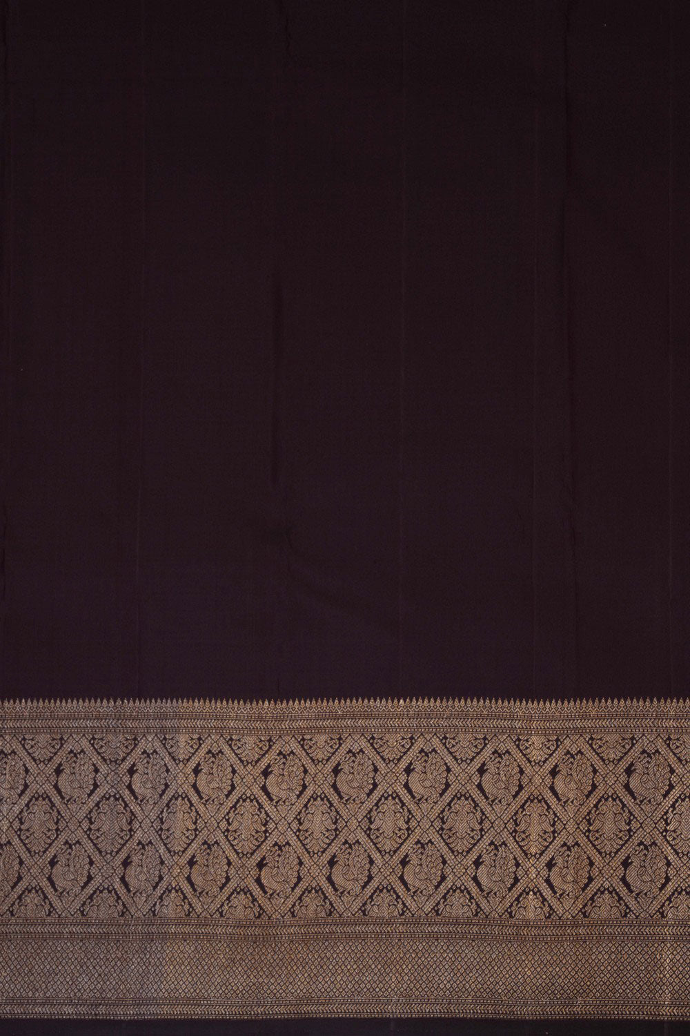 Image of Kanchipuram Brown Saree